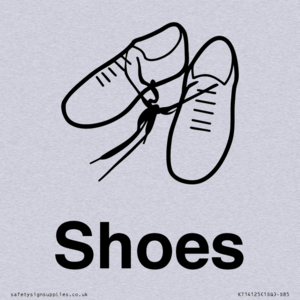 Dementia shoes sign